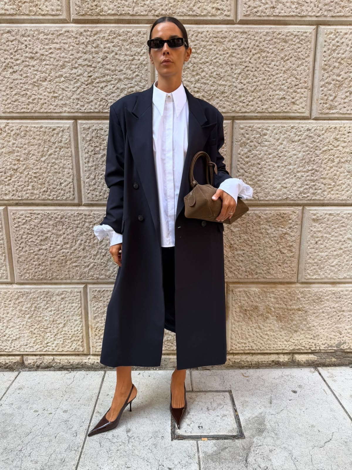 Cappotto Lungo Linea Dritta