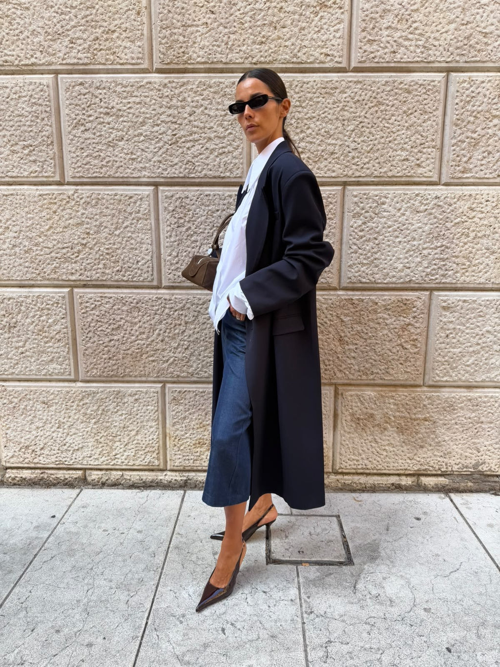Cappotto Lungo Linea Dritta