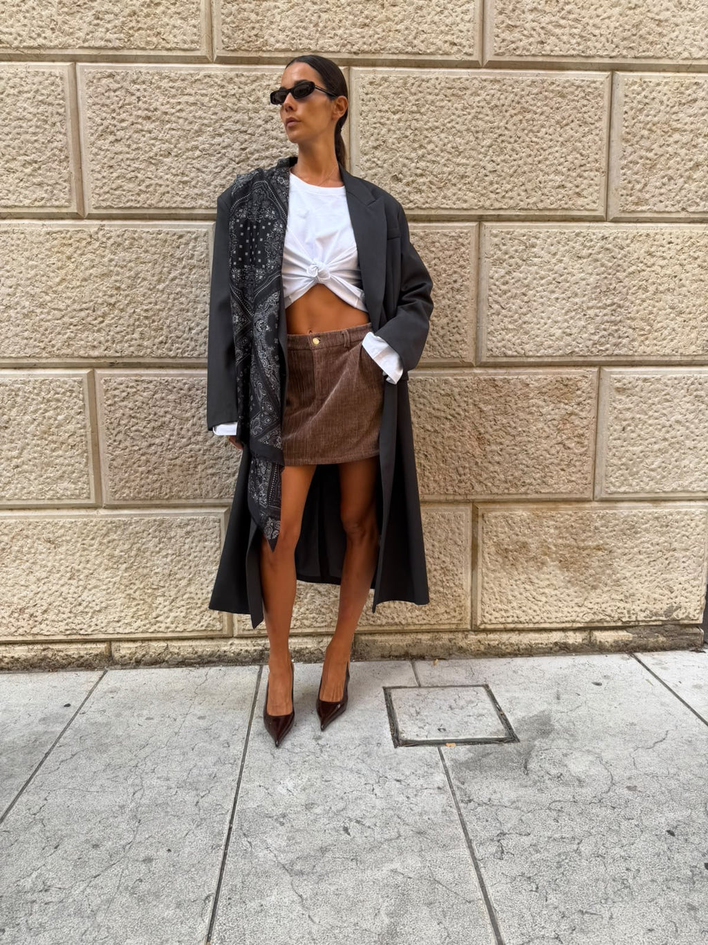 Cappotto Lungo Linea Dritta