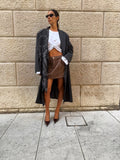 Cappotto Lungo Linea Dritta