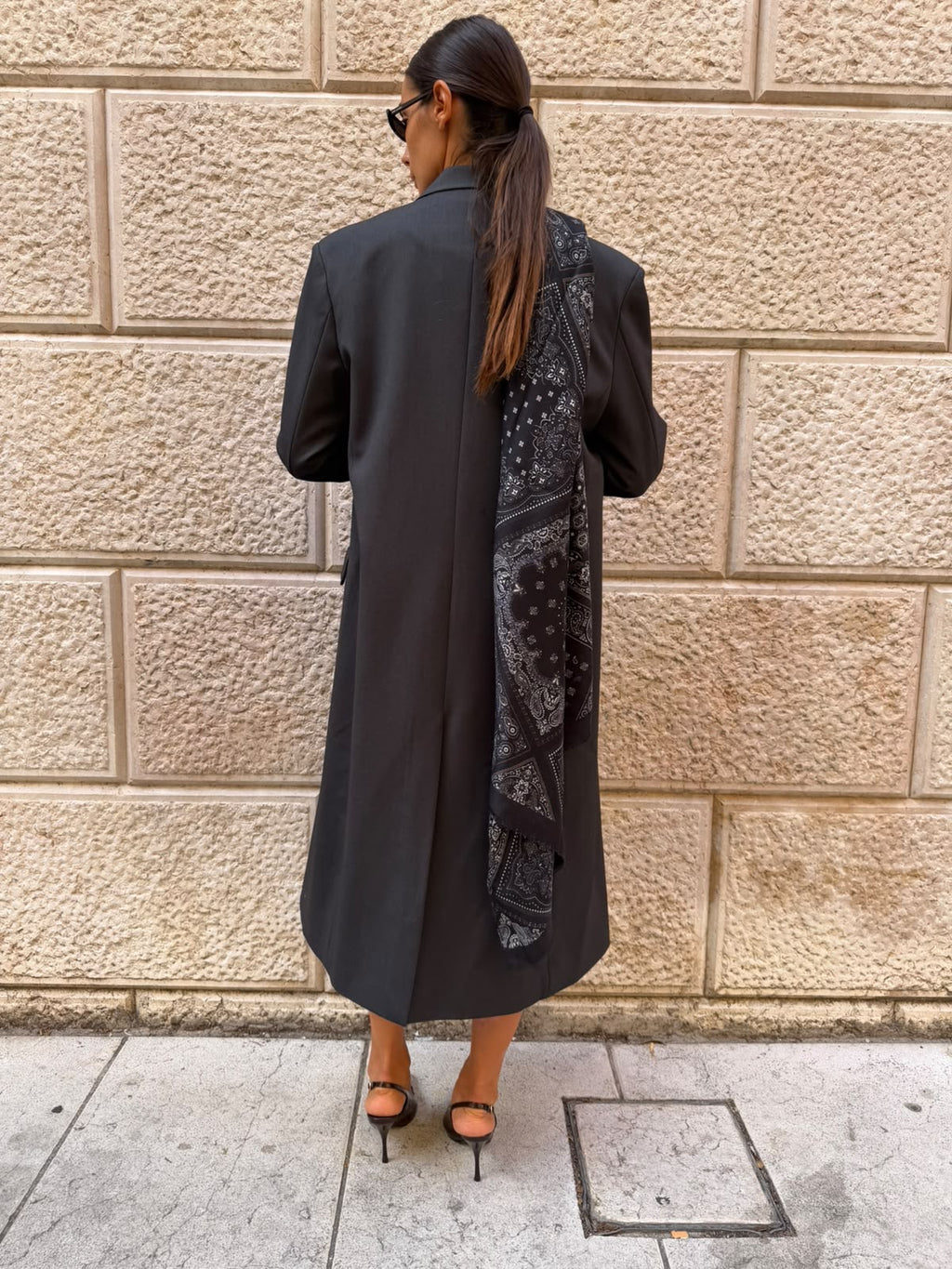 Cappotto Lungo Linea Dritta
