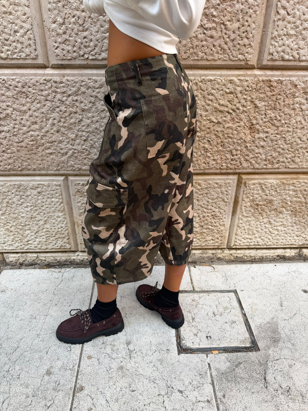Bermuda cargo camouflage