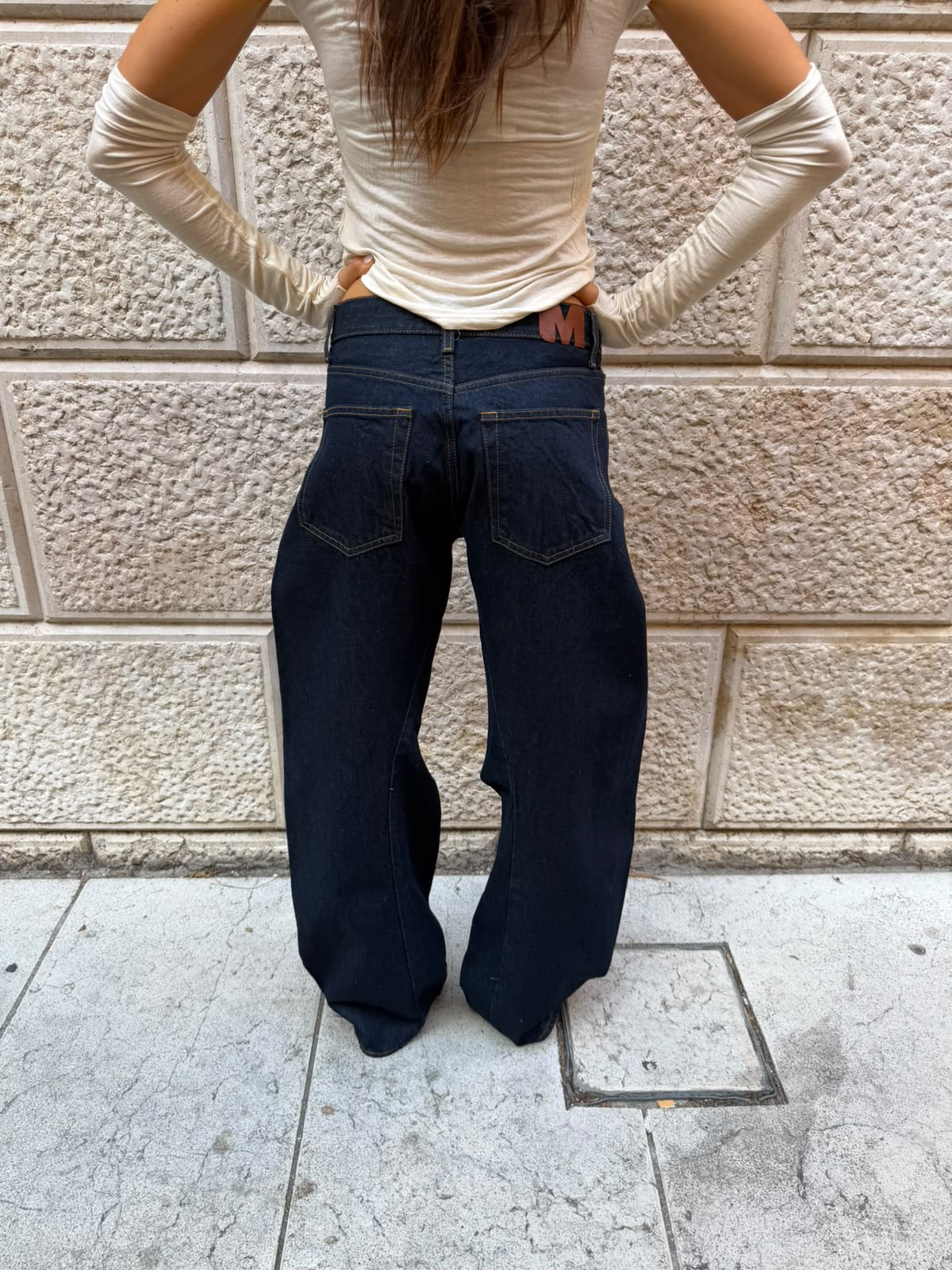 Jeans barrel fit