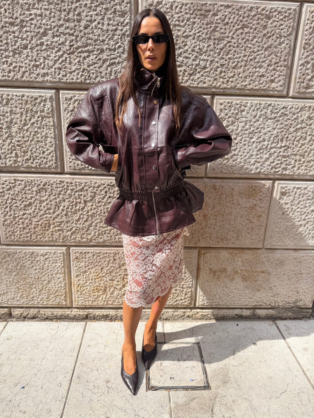 Giacca eco pelle