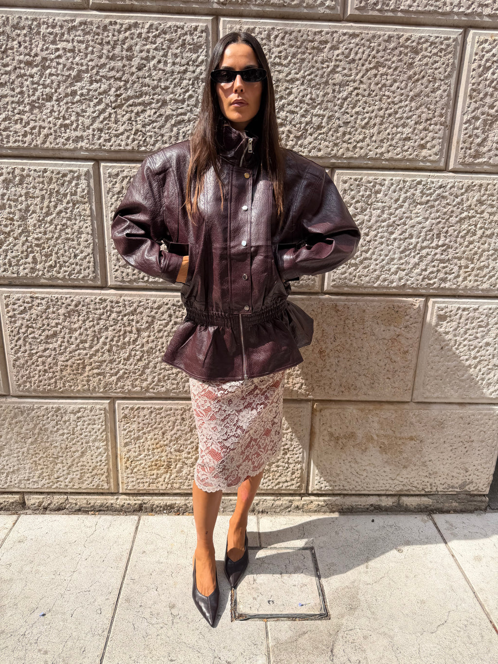 Giacca eco pelle