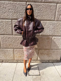 Giacca eco pelle