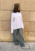 Maglia over bianca